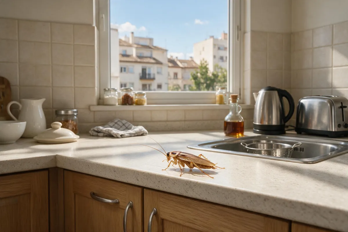 Tratamiento profesional contra cucarachas en vivienda de València centro - Sanea Plagas