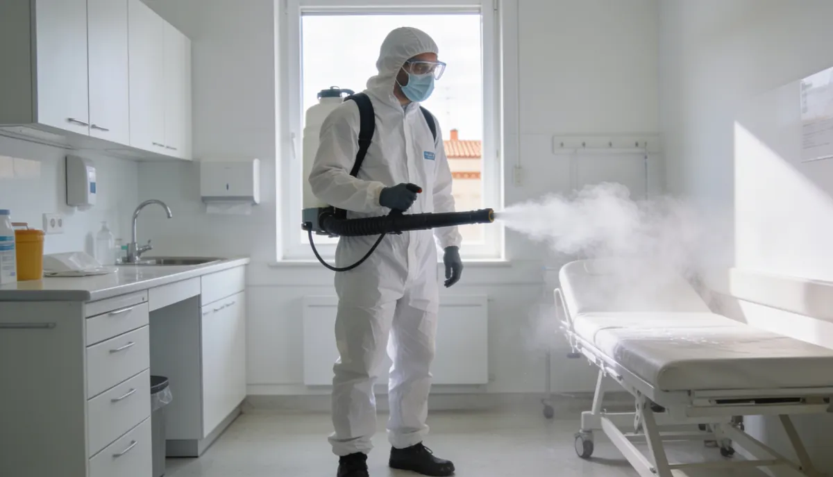 Desinfección discreta en clínica sanitaria de València - Sanea Plagas